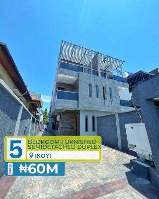 Furnished 5 Bedroom Semi Detached Duplex with Bq, Ikoyi, Lagos, Semi-detached Duplex for Rent