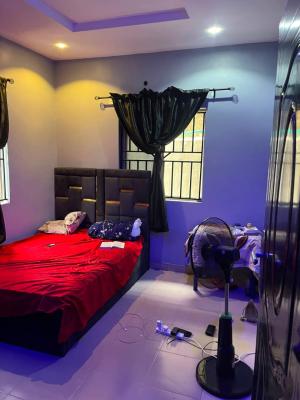 Clean 2 Bedroom Flat with Pop Finishing, Oke Ira, Ogba, Ikeja, Lagos, Flat / Apartment for Rent