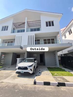 Newly Built Spacious 4 Bedrooms Duplex with Bq, Chevron Drive, Lekki, Lagos, Semi-detached Duplex for Rent