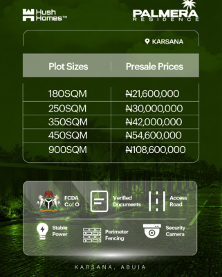 180sqm Estate Plot, Karsana, Abuja, Residential Land for Sale
