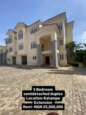 5 Bedroom Semi Detached, Katampe Extension, Katampe, Abuja, Semi-detached Duplex for Rent