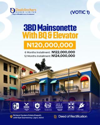 Block of Flats, Venice on The Island Court 1, Lekki - Epe Expressway, Lekki, Lagos, Block of Flats for Sale