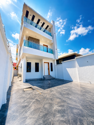 Newly Built 4 Bedroom House with Bq, Lekki Phase 1, Lekki, Lagos, Semi-detached Duplex for Rent