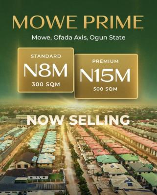 Affordable and Verified Dry Land, Mowe Prime Located 20mins Drive From Redeemed Redemption Camp Ground, Mowe Ofada, Ogun, Mixed-use Land for Sale