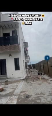 Brand Newly  4 Bedroom Semi Detached Duplex in a Private Estate.  *fea, Berger, Arepo, Ogun, Semi-detached Duplex for Sale
