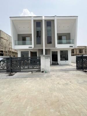 4 Bedroom Semi Detached Duplex with Bq, Well Built Duplex Located in a Secured Estate, Ikota, Lekki, Lagos, Semi-detached Duplex for Sale