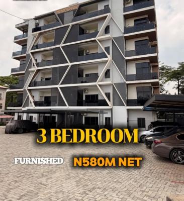 Fully Furnished 3 Bedrooms Apartment, By Farmers Market, Maitama District, Abuja, Block of Flats for Sale