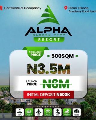 Affordable and Verified Dry Land, Alpha Estate with C of O Located Olomi-olunde Academy Road, Ibadan, Oyo, Mixed-use Land for Sale