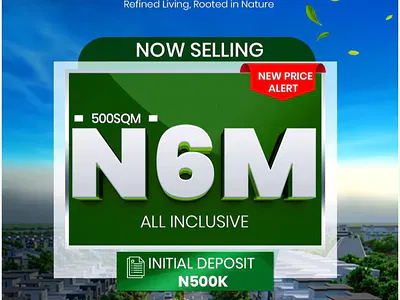 Affordable and Developed Dry Land with C of O — Alpha Garden Directly Facing Expressway in Olomi -Olunde Academy Road, Ibadan, Oyo