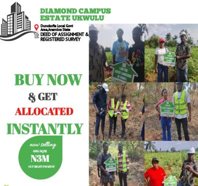 Mixed Use Land, * Diamond Campus Estate* Ukwulu *, Dunukofia, Anambra, Mixed-use Land for Sale