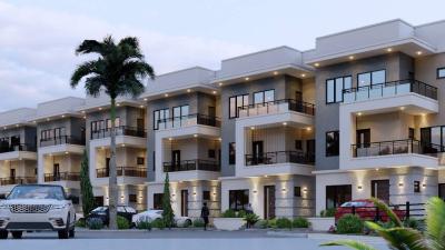 4 Bedroom Terraced Duplex with Bq, Jabi, Dakibiyu, Abuja, Terraced Duplex for Sale