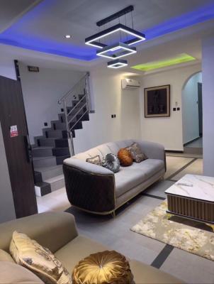 4 Bedroom Furnished Terrace Duplex with Bq, Own Compound, Asokoro District, Abuja, Terraced Duplex for Rent