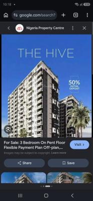 3 Bedroom Flat with Bq, 200sqm, Off Plan Offplan, The Hive, Eko Atlantic City, Lagos, Flat / Apartment for Sale