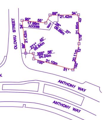 1350sqm Land, Ikeja, Lagos, Commercial Land for Sale