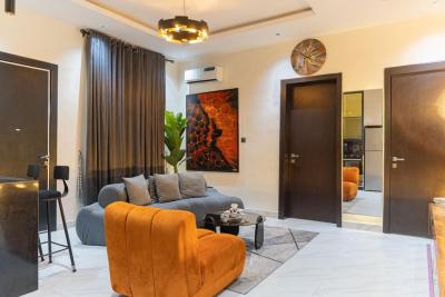 Luxury 2 Bedroom Apartment with Swimming Pool and Gymnasium, Play Ground, Starlink, Smart Lock, Ikate, Lekki, Lagos, Flat / Apartment Short Let