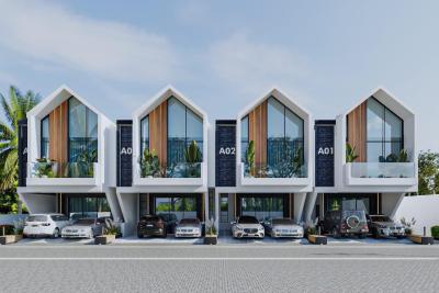 Luxury 3 Bedroom Terrace Duplex Plus Studio Apartment, Atican Beachview Estate, Ajah, Lagos, Terraced Duplex for Sale