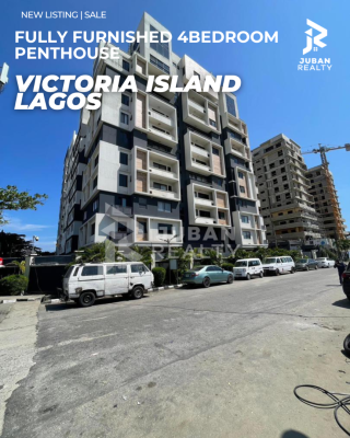 Fully Furnished 4 Bedroom Penthouse ., Victoria Island (vi), Lagos, House for Sale