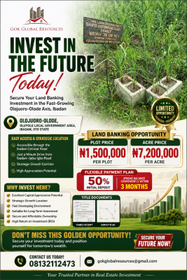 Plots of Land, Olode-olojuoro Area of Oluyole Local Government, Ibadan, Oluyole, Oyo, Mixed-use Land for Sale