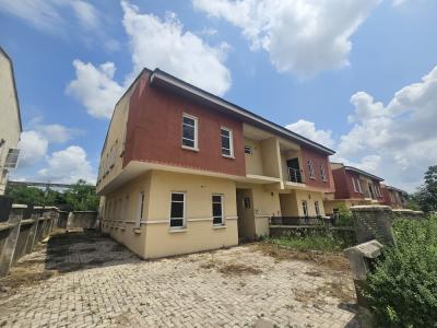 4 Bedroom Duplex with Bq (carcass) in a Secured Estate, Orange Valley Estate, Oke-mosan, Abeokuta South, Ogun, Semi-detached Duplex for Sale