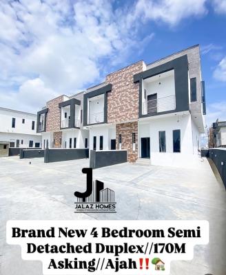 Brand New 4 Bedroom Semi Detached Duplex, Ajah, Lekki, Lagos, Semi-detached Duplex for Sale