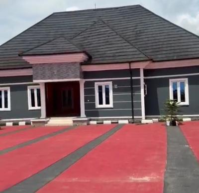 New 4bedroom Bungalow & 2flat Already Roofed 100ft By 120ft Land, Ogheghe, Off Sapele Road Close to Tarred Road, Benin, Oredo, Edo, House for Sale