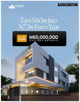 Tastefully Furnished Studio Apartment, Surulere, Lagos, Flat / Apartment for Sale