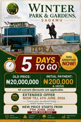 Winter Park and Gardens Shagamu, Directly Opposite Shagamu International Stadium, Sagamu, Ogun, Mixed-use Land for Sale