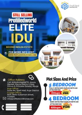 Estate Plot Sizes and Price @ Idu, Behind Ndlea Estate, Idu Industrial, Abuja, Residential Land for Sale