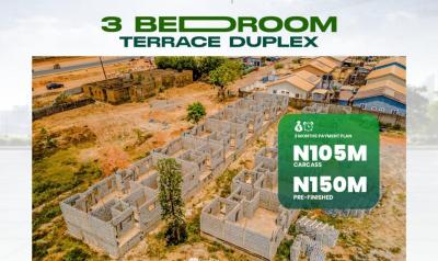 Luxurious 3 Bedroom Terrace Duplex, Vale City View Estate, Dakwo, Abuja, Terraced Duplex for Sale