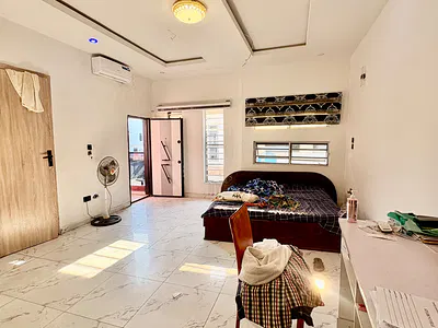 Luxury Master's Bedroom in Elite, Secured Estate with Pool & Gym — Lekki, Lagos