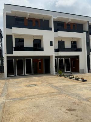 a Newly Built 4 Bedrooms Terrace Dublex with 2 Living Rooms & Bq, Guzape, Guzape District, Abuja, Terraced Duplex for Rent