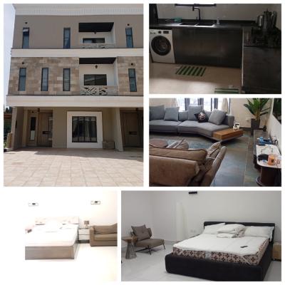 Fully Furnished & Serviced 5 Bedroom Terrace with 2 Rooms Bq, Parkview Estate, Ikoyi, Lagos, Parkview, Ikoyi, Lagos, Terraced Duplex for Rent