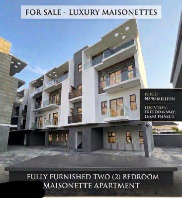 a Superb Fully Furnished 2 Bedroom Maisonnette, Ale in Freedom Way, Lekki Phase 1, Lekki, Lagos, House for Sale