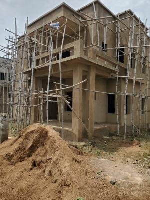 Luxury 5-bedroom Detached Carcass with Bq, Katampe Extension, Katampe, Abuja, Detached Duplex for Sale
