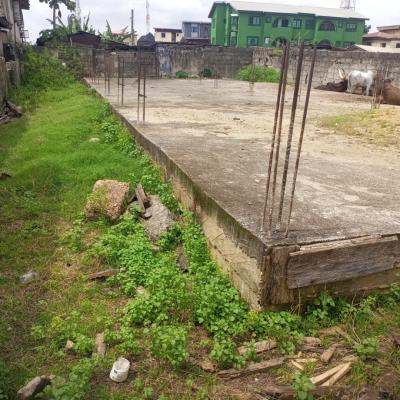 Residential Plot of Land Meaning 50ft By 100 Ft with Foundation, Wosila Street Paiko Aguda, Ijesha, Surulere, Lagos, Residential Land for Sale