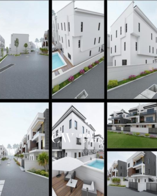 5-bedroom Detached Duplexes with Bq, Lekki, Lagos, Detached Duplex for Sale