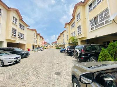 Fully Serviced 4 Bedroom Terraced Duplex with Bq, Bourdillon Court Estate Off Chevron Drive, Lekki, Lagos, Terraced Duplex for Rent