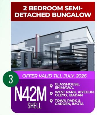 2 Bedroom, Available at Ayegun-oleyo,  Ikorodu and Simawa Estates, Ibadan, Oyo, Semi-detached Bungalow for Sale