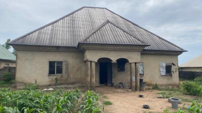 Spacious Semifinished 4 Bedroom Bungalow, Sauka New Site Estate, Fha (f.h.a), Lugbe District, Abuja, Detached Bungalow for Sale
