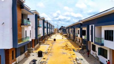Modern 2 Bedroom Terrace with Bq, Lbs, Ajah, Lagos, House for Sale