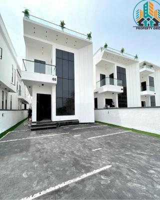 Luxury 5 Bedroom Duplex with Pool, Chevron Estate, Ajah, Ajah, Lagos, Detached Duplex for Sale
