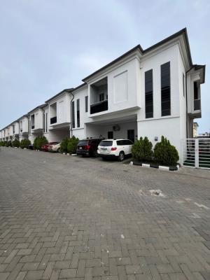 Clean Sharp 4 Bedroom Duplex Terrace Close to The Road Fully Service, Orchid Road, Lekki, Lagos, Terraced Duplex for Rent