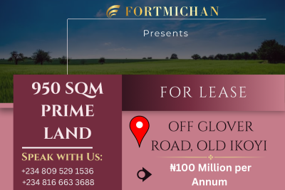 950 Sqm Prime Land, Off Glover Road, Old Ikoyi, Ikoyi, Lagos, Land for Rent