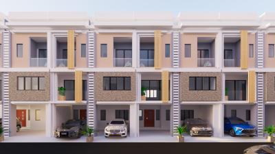 Well Located Off Plan Affordable 4 Bedroom Terraces, Providence Court, 1min of The Expressway, Awoyaya, Ibeju Lekki, Lagos, Terraced Duplex for Sale