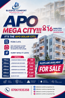 Estate Land, Apo, Abuja, Residential Land for Sale