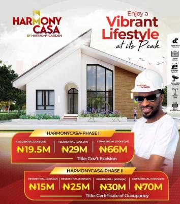 Vibrant Lifestyle at Its Peak, Harmony Casa Estate, Facing Exp at Seidu Imare Airport Govt Resettleme, Ibeju Lekki, Lagos, Mixed-use Land for Sale