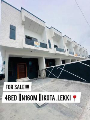 4 Bedroom Self Compound Terrace Duplex, Well Built Duplex Located in a Fully Secured Estate, Ikota, Lekki, Lagos, Terraced Duplex for Sale