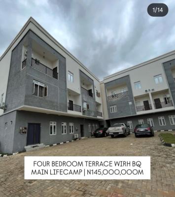 Exquisite 4 Bedrooms Terrace Duplex + Bq, Life Camp, Abuja, Terraced Duplex for Sale