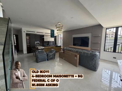 Old Ikoyi  Contemporary 4-bedroom Maisonette with Bq, Old Ikoyi, Ikoyi, Lagos, Terraced Duplex for Sale