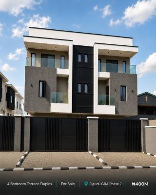 Luxury 4 Bedroom Terrace Duplex, Gra 2, Gra, Ogudu, Lagos, Terraced Duplex for Sale